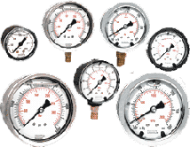 Liquid-filled Pressure gauges